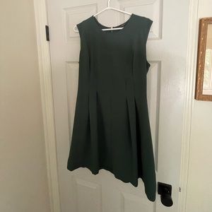 Dynamite Dark Green sleeveless Skater Dress